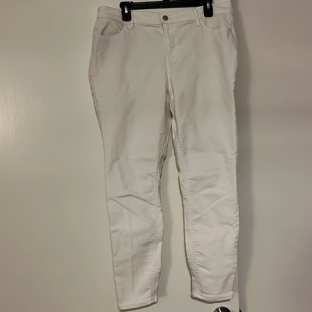 Classic white jeans